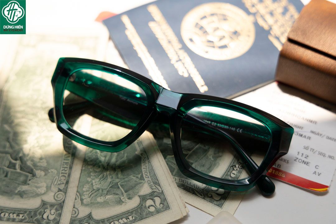  YD 1242 #  Kính nhựa Acetate Eyewear 