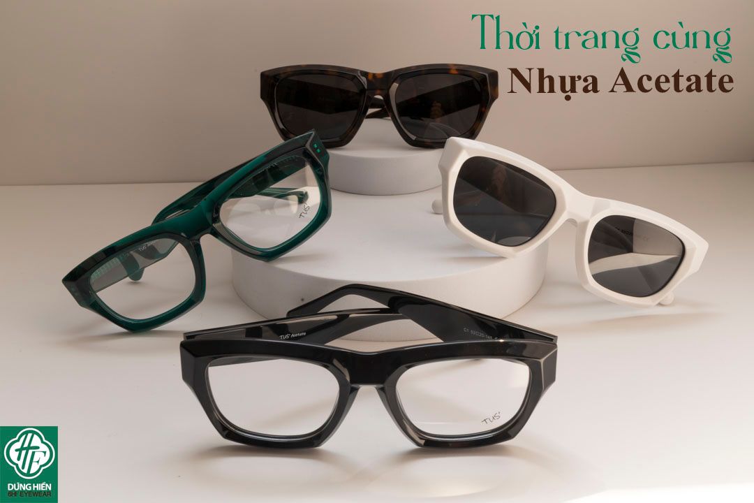  YD 1242 #  Kính nhựa Acetate Eyewear 