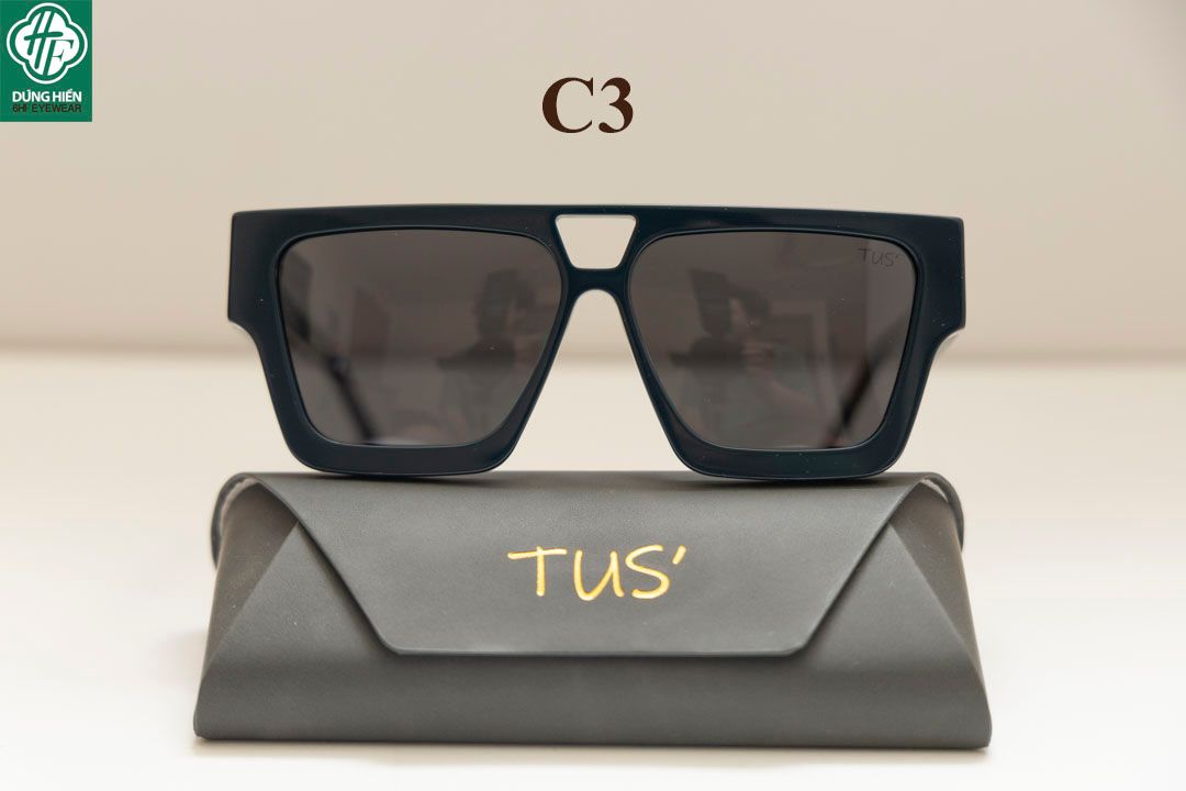  TUS - YD 1254 # Mát phân cực Acetate  Polarized Sunglasses 