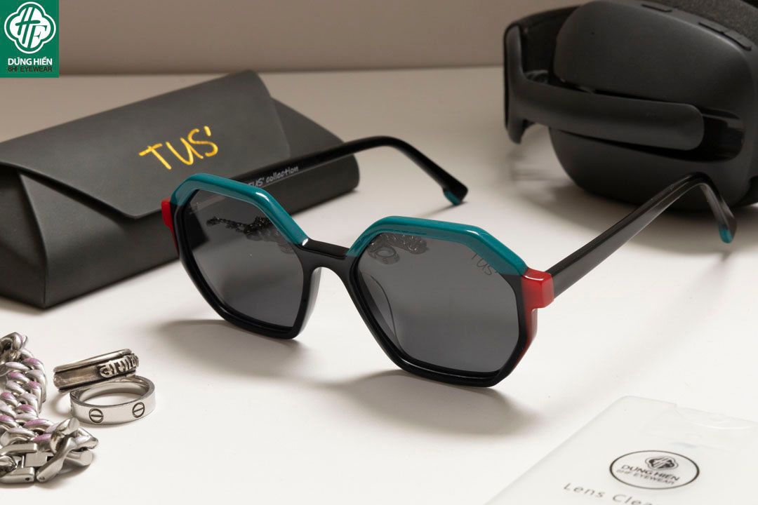  TUS - YD 1272 # Mát phân cực Acetate  Polarized Sunglasses 
