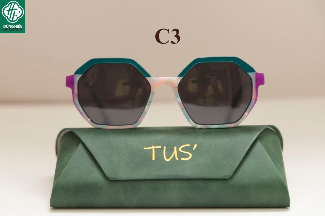  TUS - YD 1272 # Mát phân cực Acetate  Polarized Sunglasses 