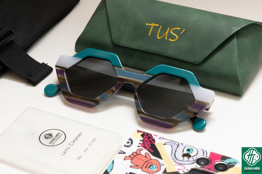  TUS - YD 1275 #Mát phân cực Acetate  Polarized Sunglasses Lạ Unique 