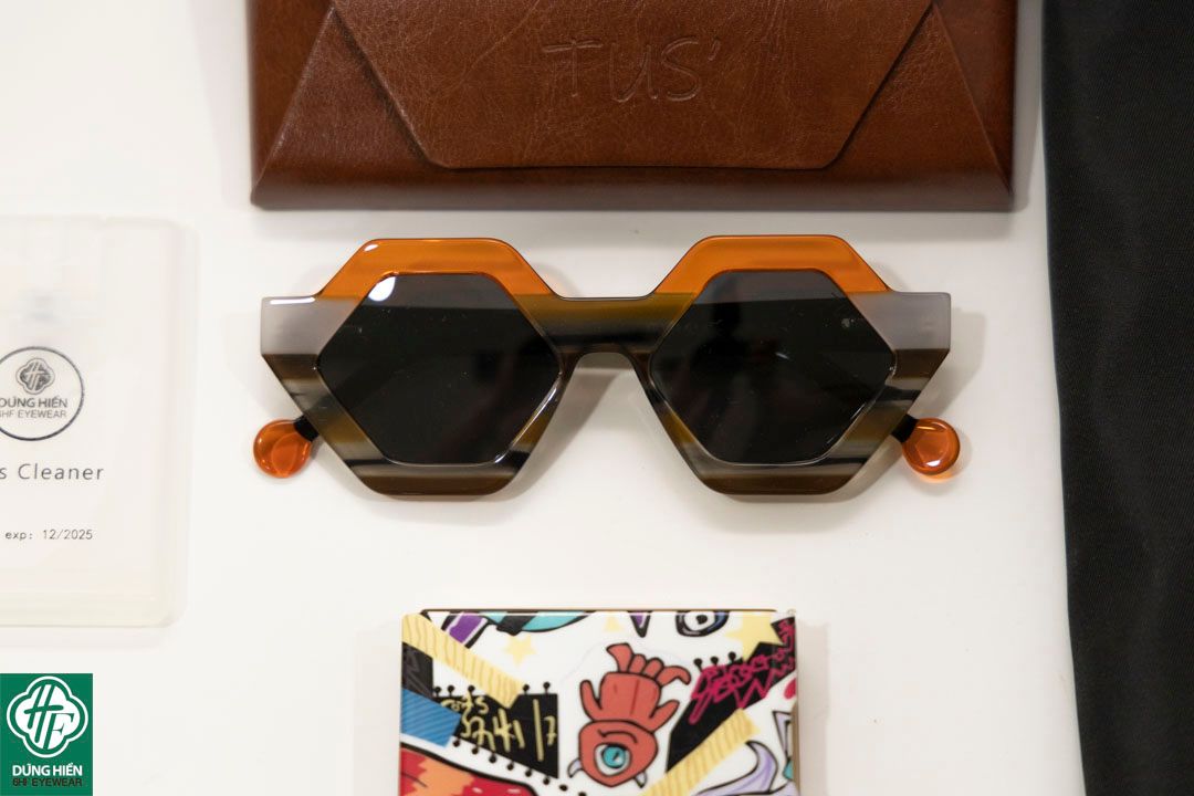  TUS - YD 1275 #Mát phân cực Acetate  Polarized Sunglasses Lạ Unique 