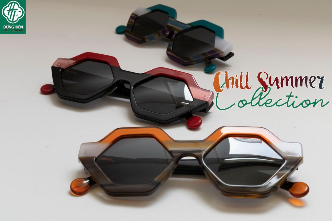  TUS - YD 1275 #Mát phân cực Acetate  Polarized Sunglasses Lạ Unique 