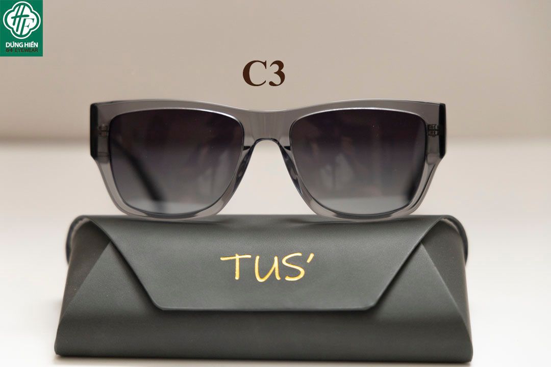  TUS - YD 1283 #Mát phân cực Acetate  Polarized Sunglasses 