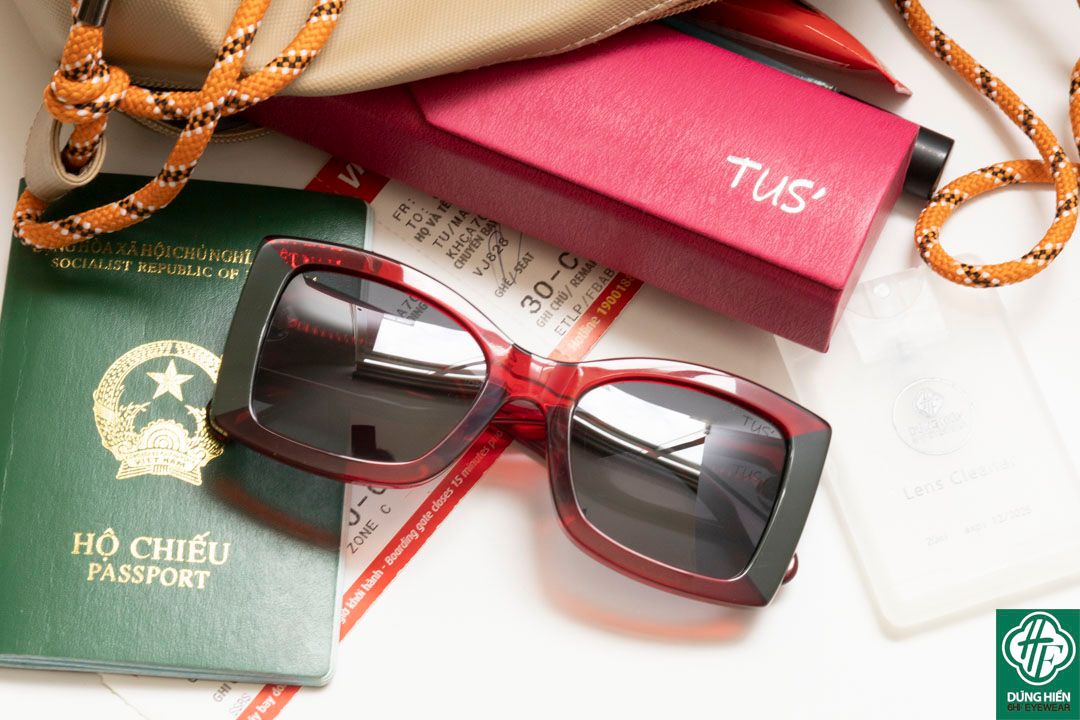  TUS - YD 1290 #Kính mát Phân cực Acetate Polarized sunglasses 