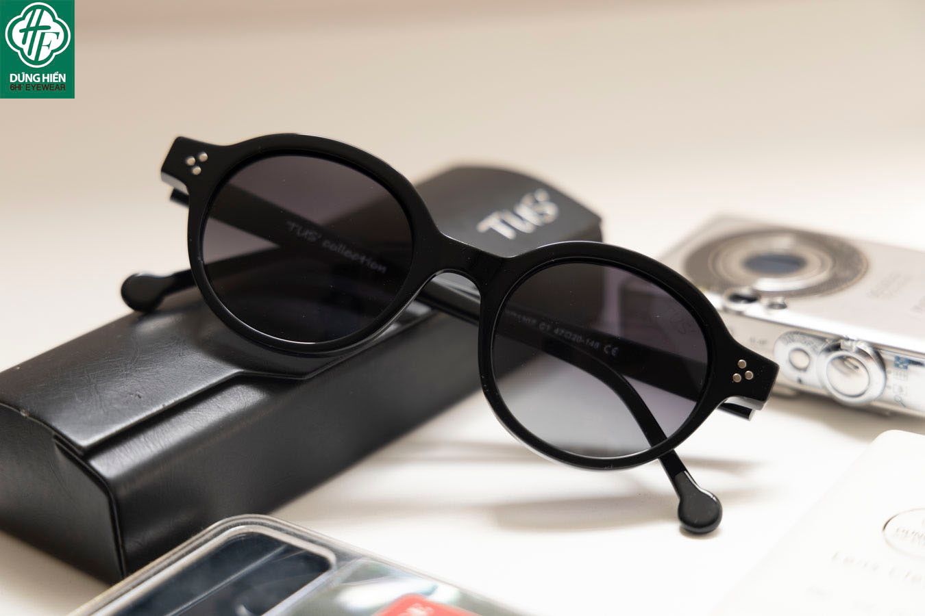  TUS'  YD 1307 Kính Mát Acetate Tròng Phân Cực_Polarized Sunglasses : 