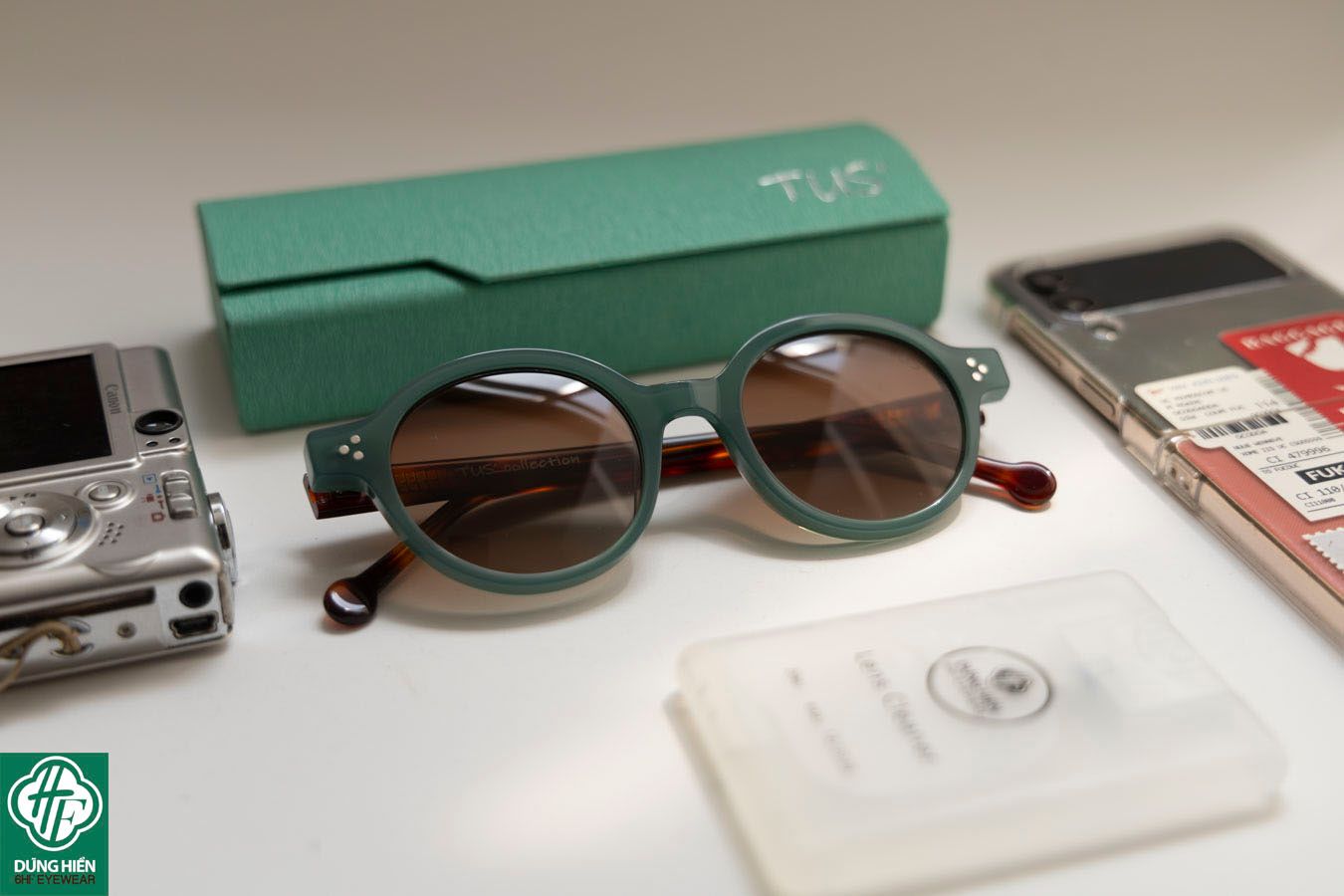  TUS'  YD 1307 Kính Mát Acetate Tròng Phân Cực_Polarized Sunglasses : 