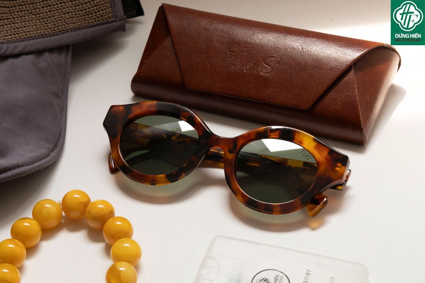  TUS'   YD 1308 Kính Mát Acetate Tròng Phân Cực_Polarized Sunglasses 