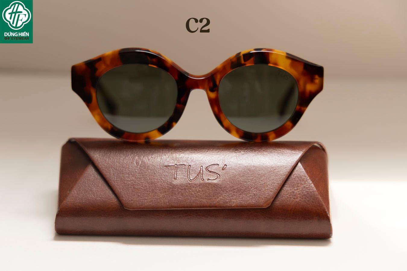  TUS'   YD 1308 Kính Mát Acetate Tròng Phân Cực_Polarized Sunglasses 