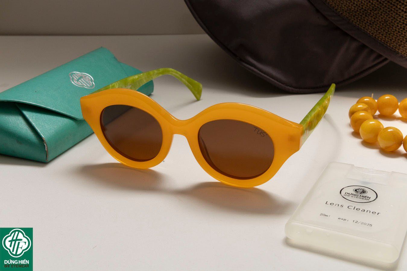  TUS'   YD 1308 Kính Mát Acetate Tròng Phân Cực_Polarized Sunglasses 