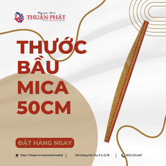 THƯỚC BẦU MICA (50CM)