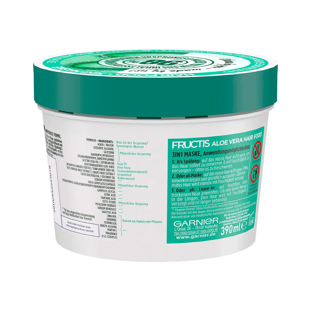 Kem ủ tóc Garnier Fructis Hair Food nha đam, Nội địa Đức 390ml – Happy Mommy - Siêu thị mẹ và bé Kem ủ tóc Garnier Fructis Hair Food nha đam, Nội địa Đức 390ml – Happy Mommy - Siêu thị mẹ và bé