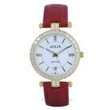  Đồng Hồ Nữ Dây Da Aolix AL-1043L Sapphire Chính Hãng 