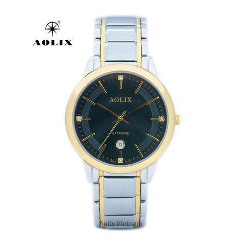 Đồng Hồ Nam Dây Thép Aolix AL-6828G Sapphire Chính Hãng Bảo Hành 5