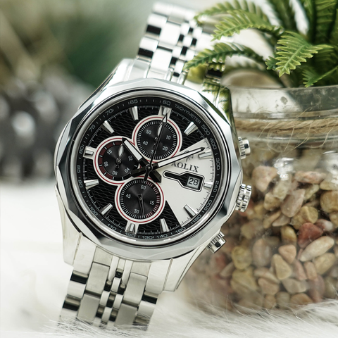 đồng hồ nam chronograph aolix al-7048g