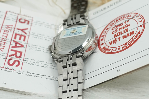 đồng hồ chronograph aolix al-7066l nữ dây thép bảo hành chính hãng 5 năm