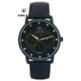  Đồng Hồ Nam Dây Da Aolix AL-7081M Sapphire Chính Hãng 
