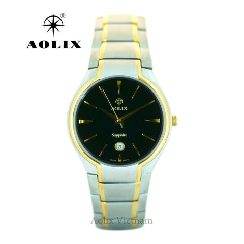 Đồng Hồ Nam Giá Rẻ Aolix AL-9065G Dây Thép Bảo Hành Chính Hãng 5 Năm