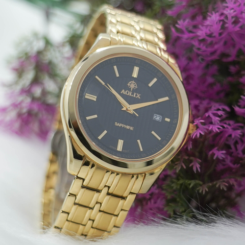 đồng hồ nam dây thép aolix al-9111g