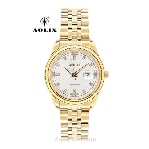  Đồng Hồ Thời Trang Nữ Aolix AL-9145L Sapphire Chính Hãng 