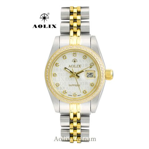 đồng hồ nữ dây thép aolix al-9148l sapphire chính hãng