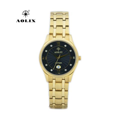 Đồng Hồ Thời Trang Nữ Đẹp Aolix AL-9155L Sapphire Dây Thép