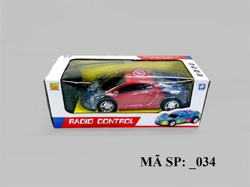  034 HỘP XE HƠI LAMBORGHINI ĐK ĐÈN LED KHÔNG SẠC (SN CAPTIAN AMERICA) 