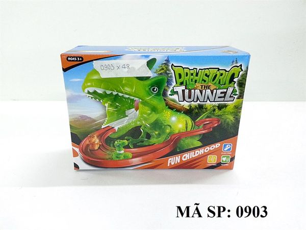  0903 HỘP KHỦNG LONG PIN LEO THANG PREHISTORIC TUNNEL 