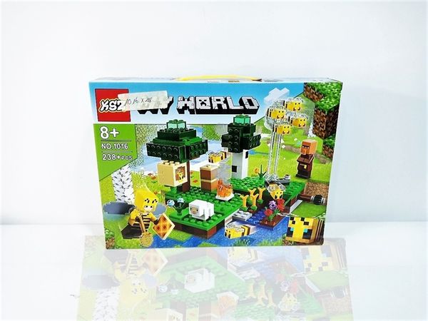  1016 HỘP LOGO RÁP VƯỜN MY WORLD 238 MIẾNG 