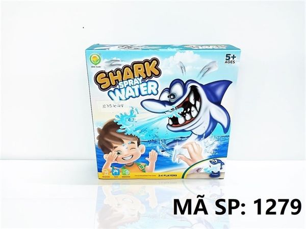  1279 HỘP TRÒ CHƠI CÁ MẬP PHUN NƯỚC Shark Spray Water 