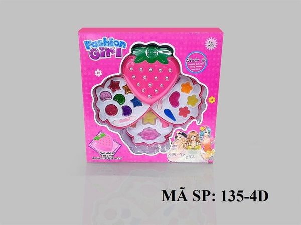  135-4D HỘP PHẤN TRANG ĐIỂM ( DÂU) 