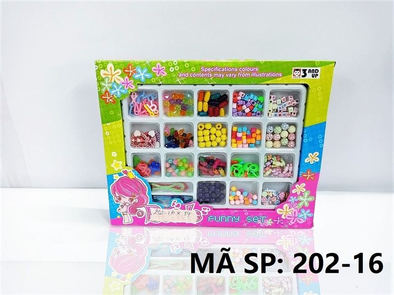  202-16 HỘP XÂU CHUỖI Beads Funny Set 