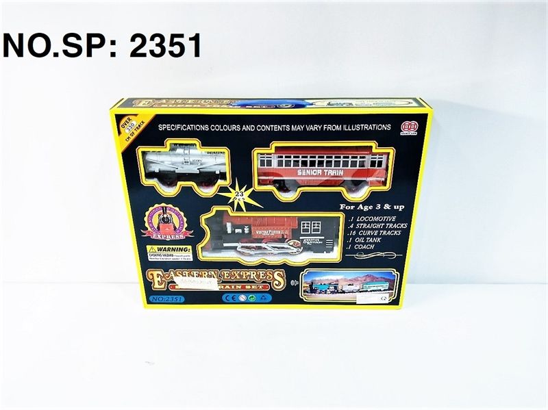  2351 HỘP ĐƯỜNG RAY XE LỬA PIN KHÓI 23 MIẾNG 330CM EASTERN EXPRESS 