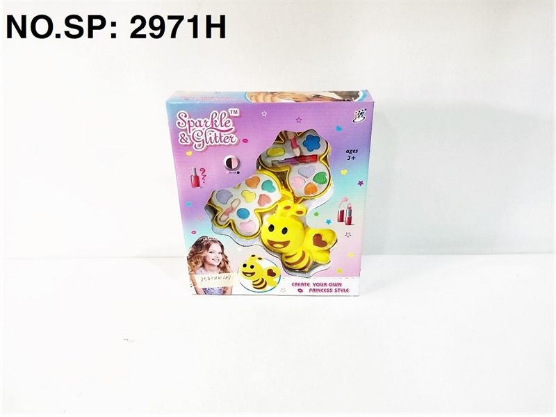  2971H HỘP PHẤN TRANG ĐIỂM CON ONG 2 TẦNG Sparkle & Glitter 