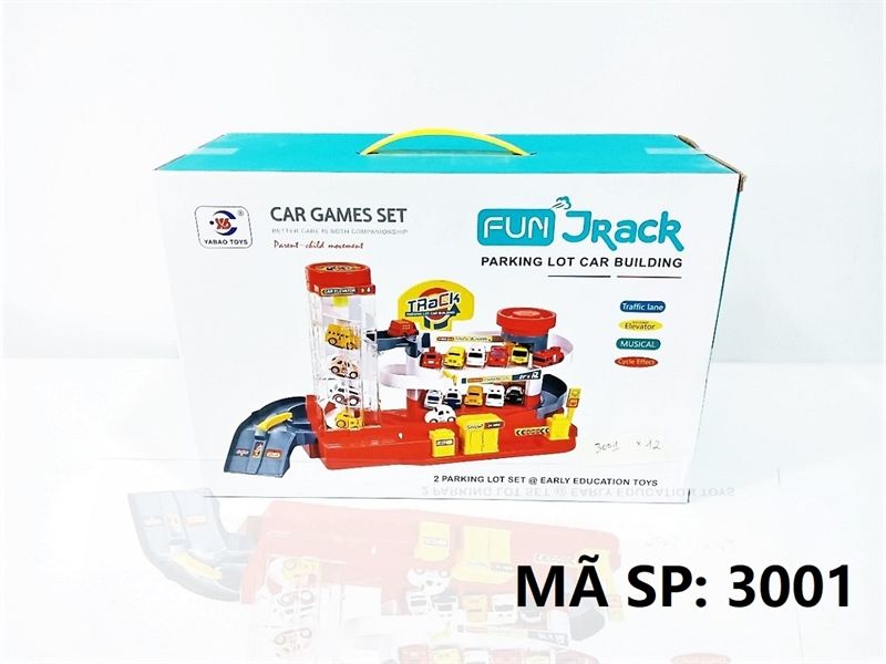  3001 HỘP ĐƯỜNG RAY BÃI ĐẬU XE PIN NHẠC Furi Track 