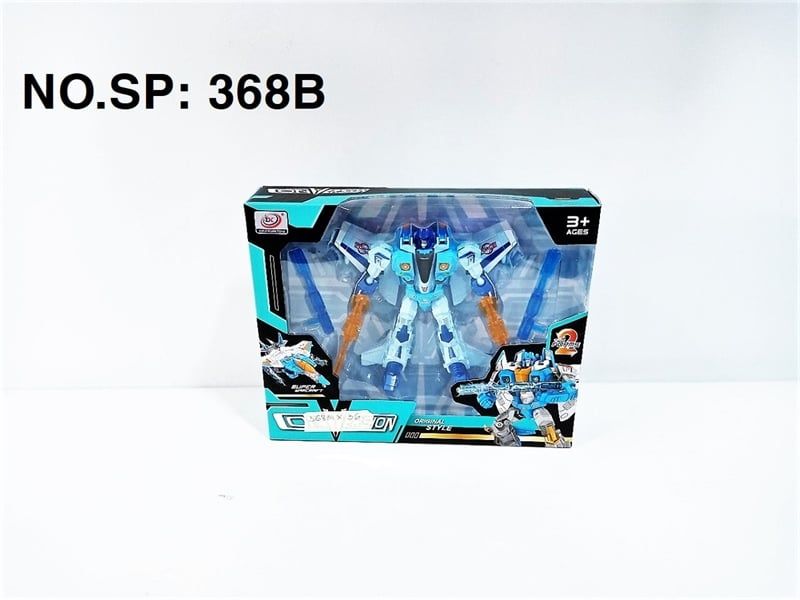  368B HỘP RÁP ROBO BIẾN HÌNH MÁY BAY CHIẾN ĐẤU Conversion 