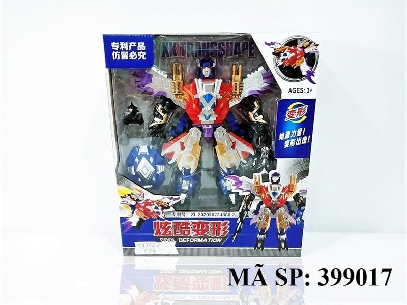  399017 HỘP RÁP ROBO BIẾN HÌNH CHIM ĐẠI BÀNG Cool Deformation 