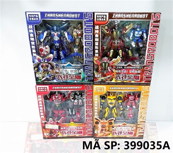  399035A HỘP RÁP ROBO BIẾN HÌNH XE ĐUA NGÂN HÀ (XE + 1C ROBO) (4 MẪU) Transrobots 