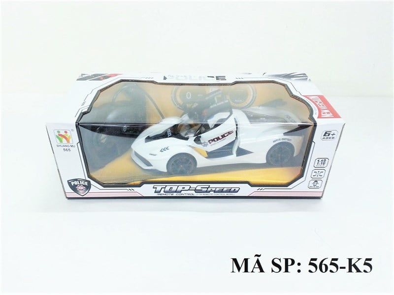  565-K5 HỘP XE HƠI FERRARI CS MỞ CỬA LÊN ĐK 7 Đ.TÁC CÓ SẠC 1:18 (DÀI) 