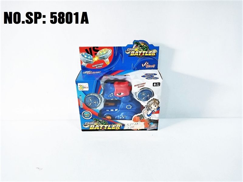  5801A HỘP CON QUAY ĐÈN 2C + HỎA LỰC KHỦNG LONG Spin Battler 5801 