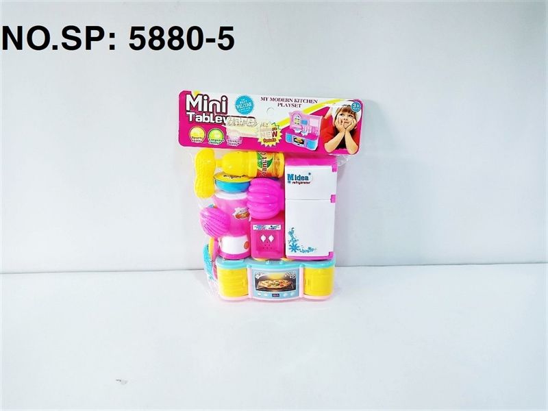  5880-5 TÚI BẾP TỦ LẠNH, LÒ NƯỚNG, MÁY XAY SINH TỐ, MÁY LỌC NƯỚC, CHÀO, CHUỐI, ĐẬU PHỘNG Mini Tableware 