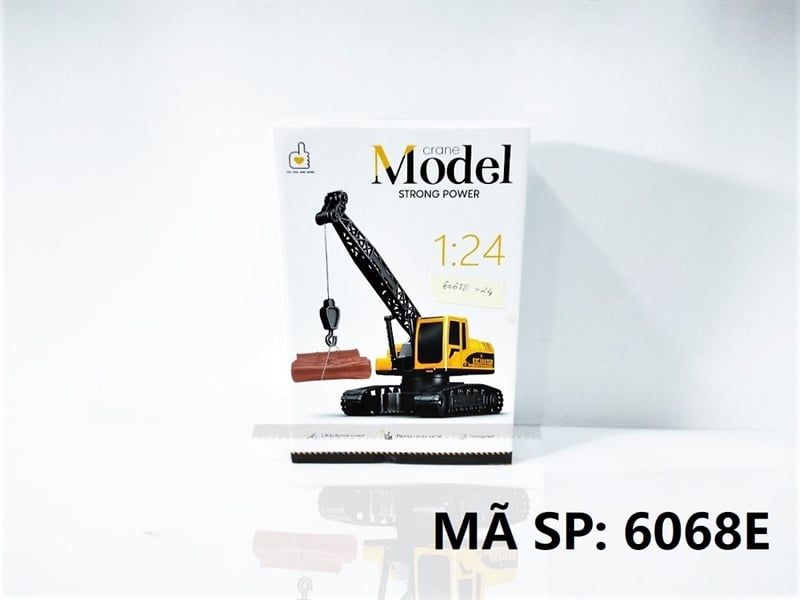  6068E HỘP XE CT CẨU ĐK 7 Đ.TÁC, CÓ SẠC TL 1:24 Model Strong Power 6066E 