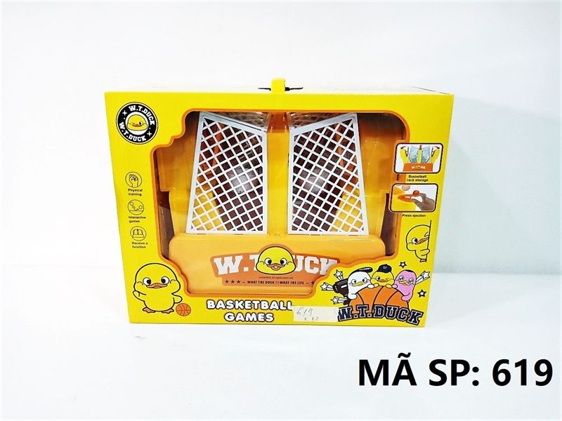  619 HỘP TRÒ CHƠI NÉM BÓNG RỔ VỊT ĐÔI W.T.Duck 