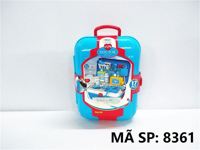  8361 HỘP VALI BALO BÁC SĨ 17 MIẾNG Doctor 