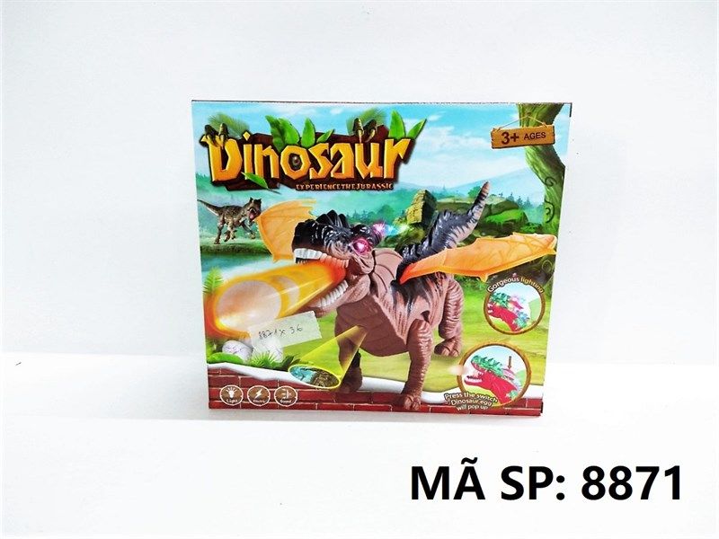  8871 HỘP KHỦNG LONG PIN CÁNH, SỪNG ĐÈN, NGỰC CHIẾU HÌNH, ĐẺ TRỨNG 