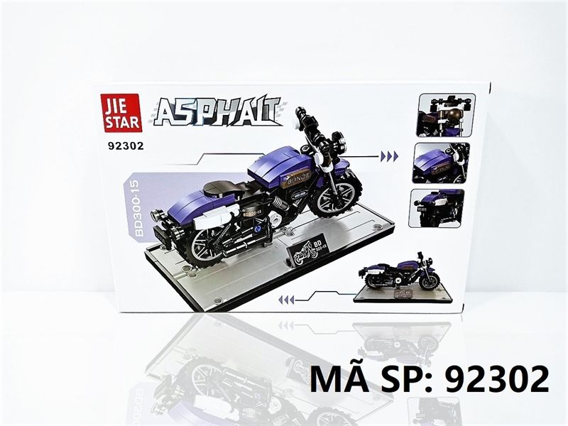  92302 HỘP LOGO RÁP XE MOTO BD300-15 253 MIẾNG JIE STAR 