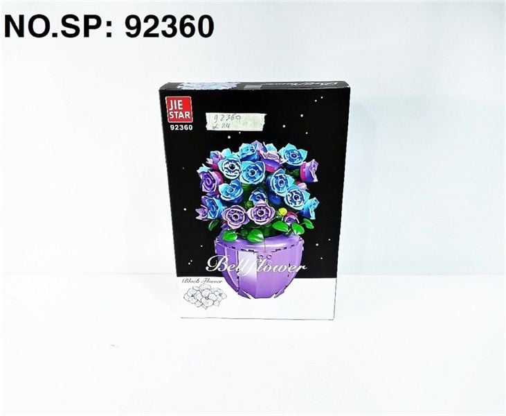  92360 HỘP LOGO RÁP CHẬU BÔNG 372 MIẾNG BEUFLOWER JIE STAR 