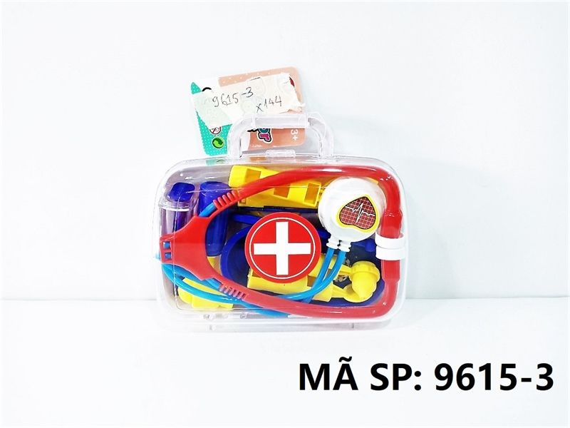  9615-3 TÚI HỘP VALI BÁC SĨ TAI NGHE, THAU, KIM TIÊM Doctor Toos 