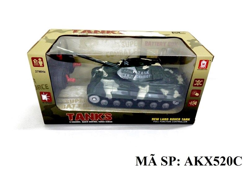  AKX520C HỘP XE TĂNG QUÂN SỰ ĐK 7 Đ.TÁC CÓ SẠC 